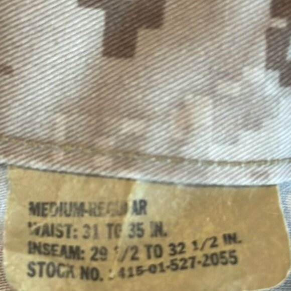 USMC Digital Woodland Camouflage Cargo Pants Medium Regular - Picture 4 of 9